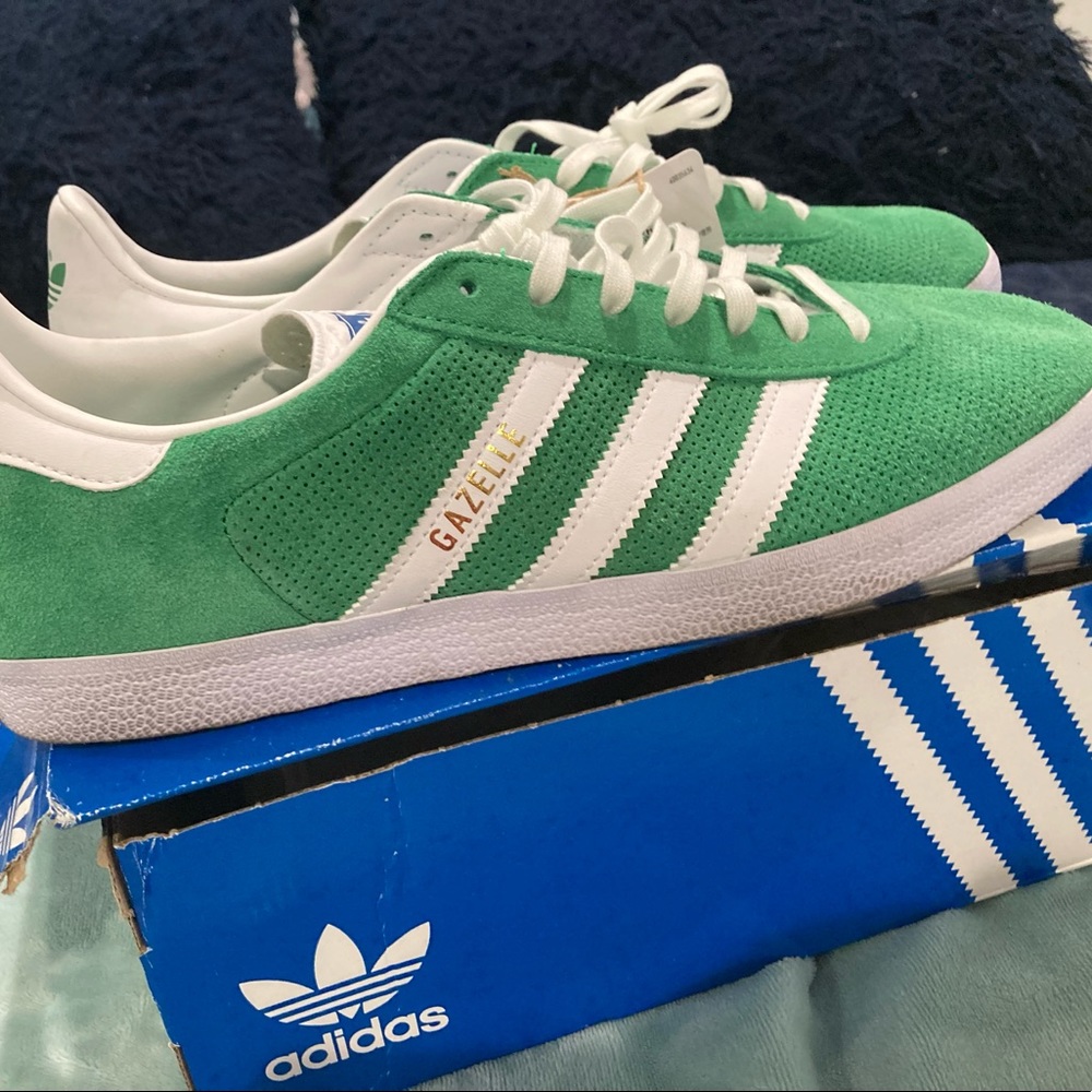 Green Original Adidas with box